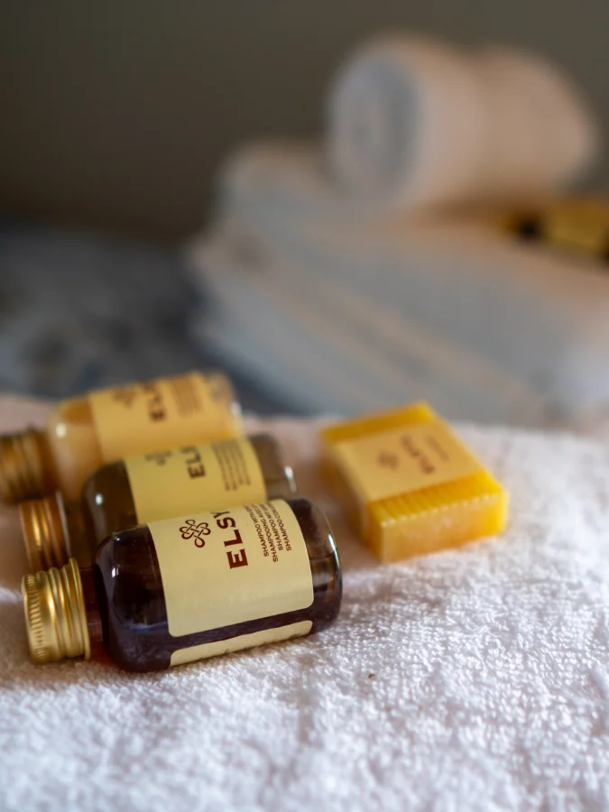 A selection of the luxury toiletries included with your stay at The View